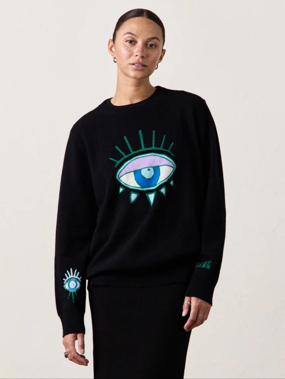 NSF × JA Big Eye Cashmere Crewneck Sweater